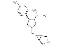 rel-(3S,4R)-1-[rel-(1R,5S,6r)-3-azabicyclo[3.1.0]hex-6-ylmethyl]-N,N-dimethyl-4-(4-methylphenyl)-3-pyrrolidinamine dihydrochloride