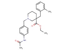 ethyl 1-[4-(acetylamino)benzyl]-3-(2-methylbenzyl)-3-piperidinecarboxylate