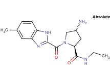 (4R)-4-amino-N-ethyl-1-[(5-methyl-1H-benzimidazol-2-yl)carbonyl]-L-prolinamide