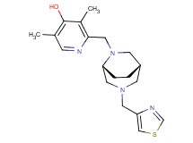 3,5-dimethyl-2-{[rel-(1S,5R)-3-(1,3-thiazol-4-ylmethyl)-3,6-diazabicyclo[3.2.2]non-6-yl]methyl}-4-pyridinol