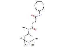 N'-cycloheptyl-N-methyl-N-(2,2,6,6-tetramethylpiperidin-4-yl)succinamide