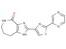 2-(2-pyrazin-2-yl-1,3-thiazol-4-yl)-5,6,7,8-tetrahydroimidazo[4,5-c]azepin-4(1H)-one