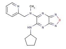 N'-cyclopentyl-N-methyl-N-(2-pyridinylmethyl)[1,2,5]oxadiazolo[3,4-b]pyrazine-5,6-diamine