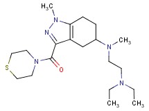 N,N-diethyl-N'-methyl-N'-[1-methyl-3-(4-thiomorpholinylcarbonyl)-4,5,6,7-tetrahydro-1H-indazol-5-yl]-1,2-ethanediamine