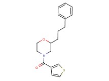 2-(3-phenylpropyl)-4-(3-thienylcarbonyl)morpholine