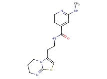 N-[2-(6,7-dihydro-5H-[1,3]thiazolo[3,2-a]pyrimidin-3-yl)ethyl]-2-(methylamino)isonicotinamide