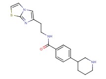 N-(2-imidazo[2,1-b][1,3]thiazol-6-ylethyl)-4-piperidin-3-ylbenzamide