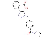 2-{1-[4-(pyrrolidin-1-ylcarbonyl)benzyl]-1H-1,2,3-triazol-4-yl}benzoic acid