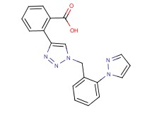 2-{1-[2-(1H-pyrazol-1-yl)benzyl]-1H-1,2,3-triazol-4-yl}benzoic acid