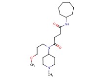 N'-cycloheptyl-N-(3-methoxypropyl)-N-(1-methylpiperidin-4-yl)succinamide
