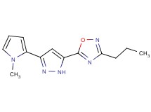 5-[3-(1-methyl-1H-pyrrol-2-yl)-1H-pyrazol-5-yl]-3-propyl-1,2,4-oxadiazole