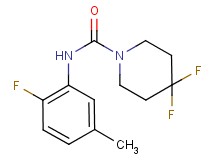 4,4-difluoro-N-(2-fluoro-5-methylphenyl)piperidine-1-carboxamide