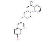 3-{[4-(5-isopropylpyrimidin-4-yl)piperazin-1-yl]methyl}quinolin-7-ol