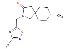 8-methyl-2-[(3-methyl-1,2,4-oxadiazol-5-yl)methyl]-2,8-diazaspiro[4.5]decan-3-one
