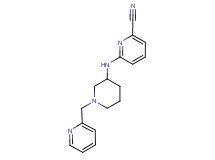 6-{[1-(2-pyridinylmethyl)-3-piperidinyl]amino}-2-pyridinecarbonitrile