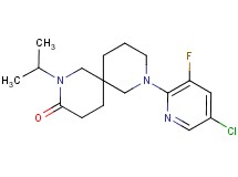 8-(5-chloro-3-fluoro-2-pyridinyl)-2-isopropyl-2,8-diazaspiro[5.5]undecan-3-one