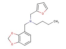 (1,3-benzodioxol-4-ylmethyl)butyl(2-furylmethyl)amine