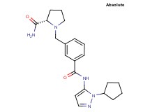 (2S)-1-(3-{[(1-cyclopentyl-1H-pyrazol-5-yl)amino]carbonyl}benzyl)pyrrolidine-2-carboxamide
