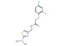 2-(2,4-dichlorophenoxy)-N-{[2-(dimethylamino)-1,3-thiazol-4-yl]methyl}acetamide