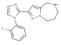 2-[1-(2-fluorophenyl)-1H-imidazol-2-yl]-5,6,7,8-tetrahydro-4H-pyrazolo[1,5-a][1,4]diazepine hydrochloride