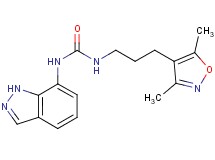 N-[3-(3,5-dimethylisoxazol-4-yl)propyl]-N'-1H-indazol-7-ylurea