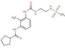 N-(2-methyl-3-{[({2-[(methylsulfonyl)amino]ethyl}amino)carbonyl]amino}phenyl)cyclopentanecarboxamide