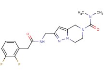 2-({[(2,3-difluorophenyl)acetyl]amino}methyl)-N,N-dimethyl-6,7-dihydropyrazolo[1,5-a]pyrazine-5(4H)-carboxamide
