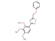 5-(phenoxymethyl)-3-(2,3,4-trimethoxyphenyl)-1,2,4-oxadiazole