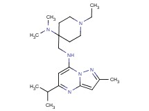 N-{[4-(dimethylamino)-1-ethyl-4-piperidinyl]methyl}-5-isopropyl-2-methylpyrazolo[1,5-a]pyrimidin-7-amine