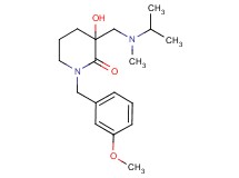 3-hydroxy-3-{[isopropyl(methyl)amino]methyl}-1-(3-methoxybenzyl)-2-piperidinone