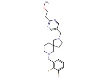 7-(2,3-difluorobenzyl)-2-{[2-(2-methoxyethyl)-5-pyrimidinyl]methyl}-2,7-diazaspiro[4.5]decane
