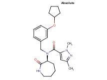 N-[3-(cyclopentyloxy)benzyl]-1,3-dimethyl-N-[(3S)-2-oxo-3-azepanyl]-1H-pyrazole-5-carboxamide
