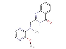 2-{[(3-methoxy-2-pyrazinyl)(methyl)amino]methyl}-4(3H)-quinazolinone