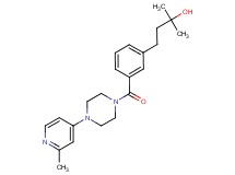 2-methyl-4-(3-{[4-(2-methyl-4-pyridinyl)-1-piperazinyl]carbonyl}phenyl)-2-butanol