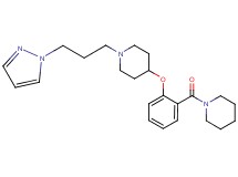 4-[2-(1-piperidinylcarbonyl)phenoxy]-1-[3-(1H-pyrazol-1-yl)propyl]piperidine