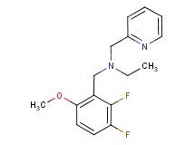 (2,3-difluoro-6-methoxybenzyl)ethyl(pyridin-2-ylmethyl)amine
