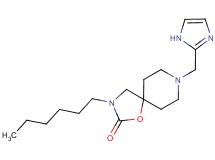 3-hexyl-8-(1H-imidazol-2-ylmethyl)-1-oxa-3,8-diazaspiro[4.5]decan-2-one