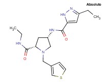 (4S)-N-ethyl-4-{[(3-ethyl-1H-pyrazol-5-yl)carbonyl]amino}-1-(3-thienylmethyl)-L-prolinamide
