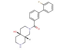 rel-(4aS,8aS)-2-[(2'-fluoro-3-biphenylyl)carbonyl]octahydro-2,7-naphthyridin-4a(2H)-ol hydrochloride