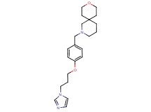 2-{4-[3-(1H-imidazol-1-yl)propoxy]benzyl}-9-oxa-2-azaspiro[5.5]undecane