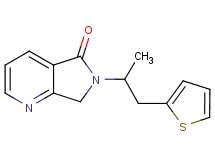 6-[1-methyl-2-(2-thienyl)ethyl]-6,7-dihydro-5H-pyrrolo[3,4-b]pyridin-5-one