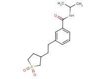 3-[2-(1,1-dioxidotetrahydro-3-thienyl)ethyl]-N-isopropylbenzamide