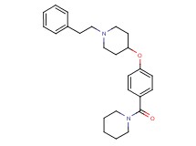 1-(2-phenylethyl)-4-[4-(1-piperidinylcarbonyl)phenoxy]piperidine