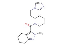 3-({2-[2-(1H-imidazol-1-yl)ethyl]-1-piperidinyl}carbonyl)-2-methyl-4,5,6,7-tetrahydro-2H-indazole