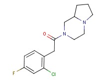 2-[(2-chloro-4-fluorophenyl)acetyl]octahydropyrrolo[1,2-a]pyrazine