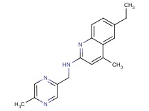 6-ethyl-4-methyl-N-[(5-methylpyrazin-2-yl)methyl]quinolin-2-amine