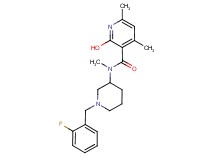 N-[1-(2-fluorobenzyl)-3-piperidinyl]-2-hydroxy-N,4,6-trimethylnicotinamide