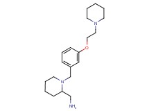 [(1-{3-[2-(1-piperidinyl)ethoxy]benzyl}-2-piperidinyl)methyl]amine dihydrochloride