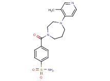 4-{[4-(3-methyl-4-pyridinyl)-1,4-diazepan-1-yl]carbonyl}benzenesulfonamide