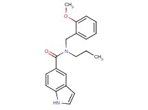 N-(2-methoxybenzyl)-N-propyl-1H-indole-5-carboxamide